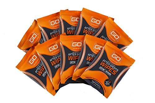 HyperGo: Full Body Wipes - Body Cleansing Wipes - 10 Single Wipe Travel Packs - Clean Off Odor and Sweat - Refresh and Moisturize Skin - All Natural Ingredients - Unscented