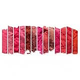 Pink/Red Mica Sample Set Powder Soap Making Colorant Cosmetics Art Crafts Nail Polish Resin Casting Stamping Dye Pigment Color