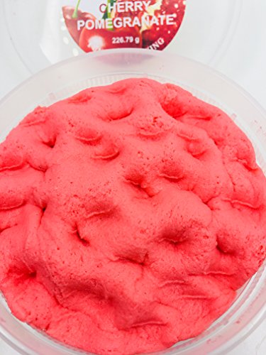 Handmade Slime cherry pomegranate scented play doh type 8 Oz container **others sizes available