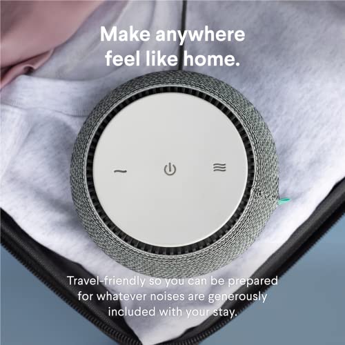 SNOOZ Smart White Noise Machine Real Fan Inside for NonLooping White