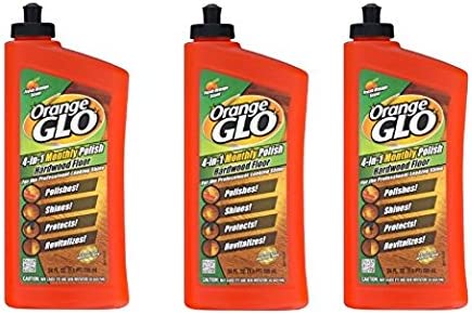 Orange Glo Hardwood Floor 4 In 1 One Easy Step Cleaner Fresh Orange Scent 3pc
