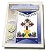 Illuminated Ink First Communion Banner Kit - 12 x18 - Cross (Blue - Black Letters, 12 x 18)