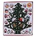 Clever Creations Wooden Christmas Table Top Decoration from Traditional Winter or Christmas Theme | 24 Mini Ornaments | 100% Real Wood | Collectable | Stands 9