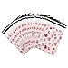10x13 Lovely Heart Poly Mailers Pink Designer Shipping Envelopes Boutique Custom Bags Pack of 100