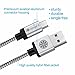 USB Cable, iOrange-E 6.6ft (2M) Braided Micro USB to USB Cable, Quick Charge and High Speed Data Sync for Android, Samsung Galaxy, HTC, Nokia and More, Silver