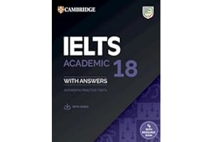 IELTS 18 Academic Student's Book with Answers with Audio with Resource Bank (Cambridge IELTS Self-Study Packs)