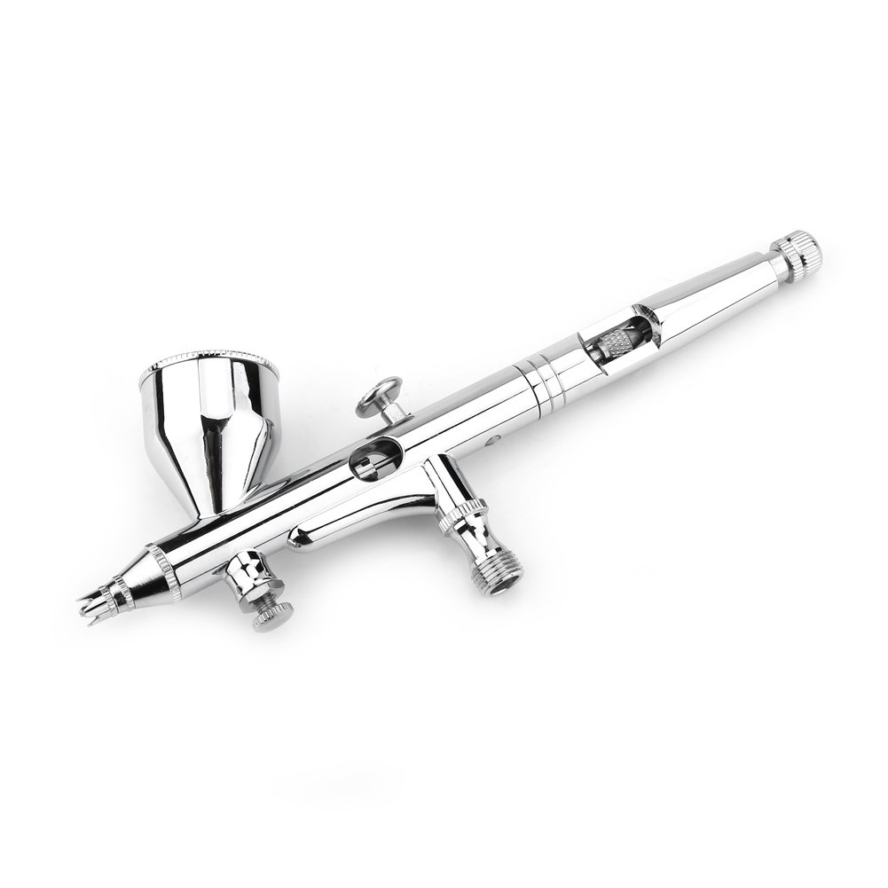 Airbrush, Asixx 0.2MM Feed Dual-Action Airbrush Kit Multi-Purpose Airbrush for Cake Decorating/Makeup/Nail Art