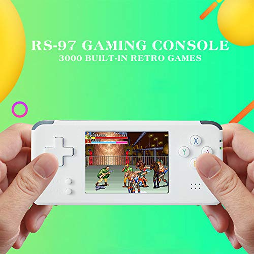 Goolsky RS-97 Handheld Game Console 3000 Built-in Retro Games 3 Inch LCD Screen 16GB Birthday Gift for Kids