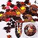 DAGEDA 12 Boxes Leaf Sequins Laser Nails Art Glitters Thin Paillette Flakes Stickers Colorful Confetti Sticker Manicure Nail Art Supplies Christmas Nail DIY Manicure Decals Decoration- Fall Leaf Mixed