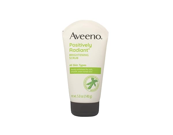 AVEENO POSITIVELY RADIANT SKIN BRIGHTENING EXFOLIATING DAILY FACIAL...