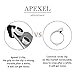 Apexel 3-In-1 Clip-On Lens Kit 180 Degree Fisheye Lens + 0.67X Wide Angle + 10X Macro Lens (Silver)