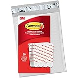 Command Large Refill Strips, White, 20-Strips, (GP023-20NA) - Easy to Open Packaging