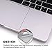 FORITO Palm Rest Cover Skin with Trackpad Protector for 2017 or 2016 Released 15 Inch MacBook Pro Model A1707 with Touch Bar (Silver)