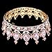 Ulike2 King/queen Crown Red Ruby Stone Sapphire Tiaras Gold/silver Plated Hair Jewelry (11#)