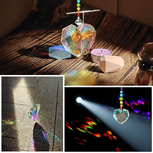 Resin Molds Silicone, 16 Cavities Diamond Heart Mold Epoxy Casting for