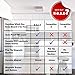 Smart Magnetic Dry Erase Calendar - Refrigerator Whiteboard Monthly Planner Will Organize Your Life to a Tee – 17” x 11” Board for Fridge, Eraser, 3 Markers – Bonus 3 Magnetic Photo Frames – by RBSD