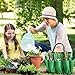 8 Pockets Gardening Tote Garden Tool Bags, Durable Heavy Duty 600D Oxford Tool Set Storage Bag Portable Large Picnic Basket Lawn Yard Bag Home Organizer with 2 Handles & Side Pocketthumb 3