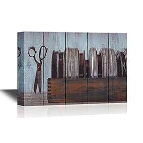 Vintage Filming Equipment Canvas Wall Art - Vintage Film Projector - Gallery Wrap Modern Home Art | Ready to Hang - 12x18 inches