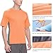 baleaf Men's Short Sleeve Sun Protection Rashguard Swim Shirt UPF 50+ Fluorescent Orange XL