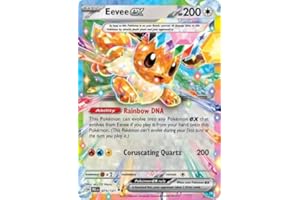 POKÉMON Pokemon - Eevee ex 075/131 – Prismatic Evolutions – Double Rare – Foil Single Card