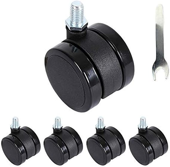 frLHF123 Castor Wheels for Furniture Swivel Wheels Plates Office Chair