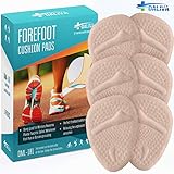 Premium Ball of Foot Cushion - Metatarsal Pads Metatarsal Cushion - High Heel Inserts for Women (6pcs) - Soft Gel Insoles and Shoe Inserts - Mortons Neuroma Pain Relief - Forefoot Cushioning