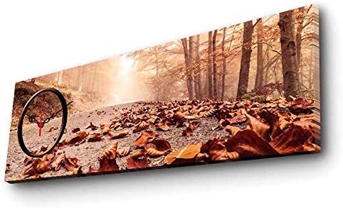 Group Asir LLC 248CTY1615 Clockity Decorative Canvas Wall Clock, Multi-Colour