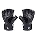 Sanabul PAW Gel Boxing Hand Wraps for Men & Women Muay Thai MMA Kickboxing Quick Wraps Boxing Inner Gloves, Wrist Knuckle Protection, All Black, L/XL