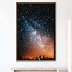 signwin Framed Canvas Sky of Stars Astronomy &...