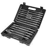 XtremepowerUS 17 Pc Drill Bits Chisel SDS Plus