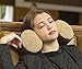 Kuhi Comfort Original Cuddle Fur Travel Pillow 2 Luxurious Cushions Cradle Your Head on the Sides Comes in Convenient Carry Case