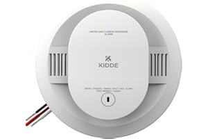 Kidde CUACFEX Hardwired Smoke and Carbon Monoxide Alarm with AA Battery Backup, Interconnectable, Model 21033083
