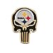 Steelers Punisher Skull Embroidered Patch - Iron On