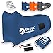 ECOTEK Outdoors Premium Inflatable Air Hammock Version 2.0 Lounge with Upgraded Fabric, Elastic Pockets, Aluminum Alloy Stakes, and Carry Bag