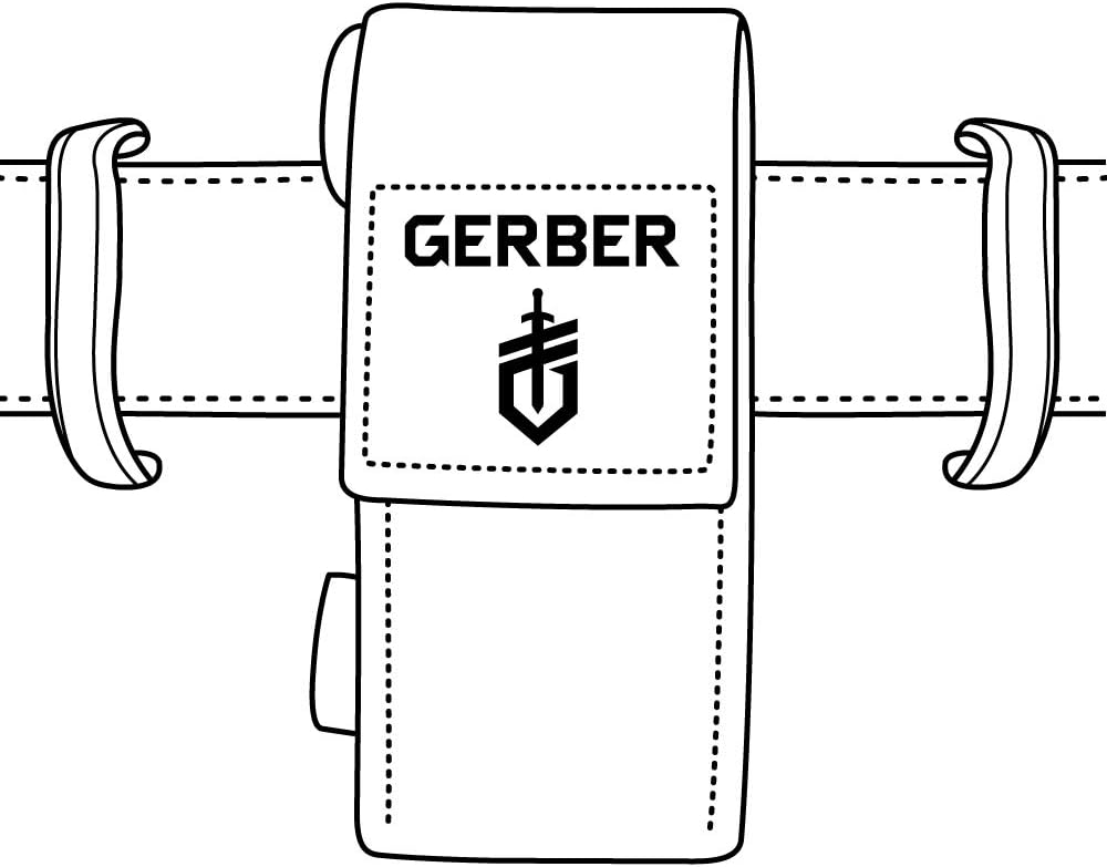 Gerber Gear Truss Multitool, Stainless and Grey with Multi-Position Sheath [30-001343, New - - 
