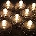 IMAGE 12x LED Waterproof Submersible Tealights Flameless Tealight Battery-Operated Sub Lights for Wedding Christmas Thanksgiving Party Events Home Decor Floral Warm White