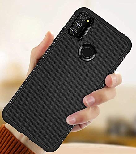 Ankirant Soft Silicon Flexible Back Case Cover for Samsung Galaxy M30S (2019) / M21 (2020) (Black)