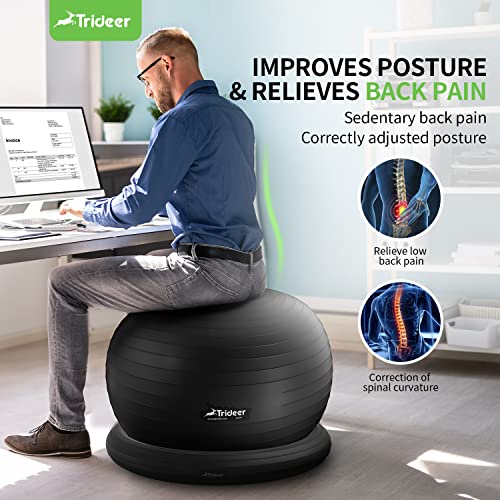 Sitting Ball Medicine Ball Office Chair For Adults/Tall Person