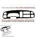 DashSkin Gauge Cluster Bezel Cover Compatible with 99-01 Dodge Ram (Not a Replacement, Does Not Have Clips)