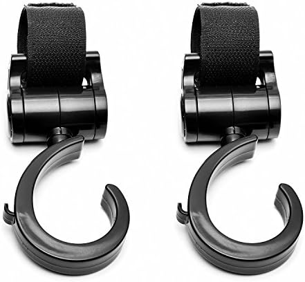 Stroller Hook - LyonsBlue 2 Pack of Multi Purpose Hooks Hanger,Perfect Stroller Accessories Clips On Any Baby Stroller