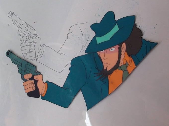 Amazon アニメ ルパン三世 次元大介の目出し レア物 セル画 動画 A3 おもちゃ ホビー Amazon アニメ ルパン三世 次元大介の目出し レア物 セル画 動画 A3 おもちゃ ホビー