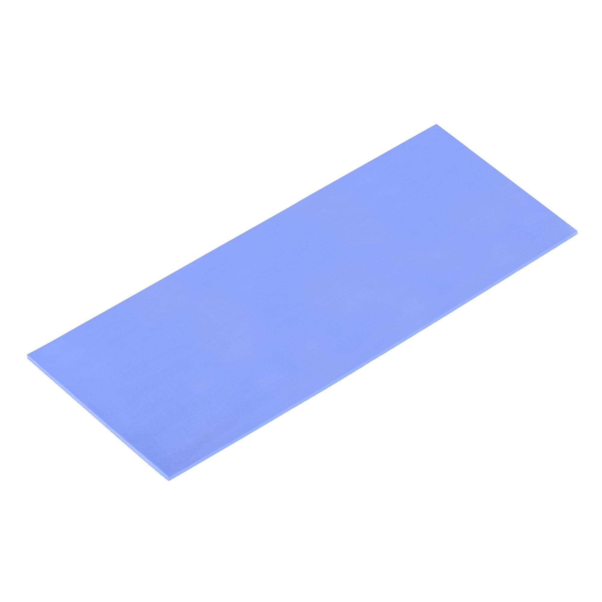 sourcing map Soft Silicone Thermal Conductive Pads 200mmx400mmx1mm Heatsink for CPU Cool Blue