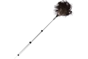 DUSTERS KILLER Ostrich Feather Duster with Extension Pole Up to 42"