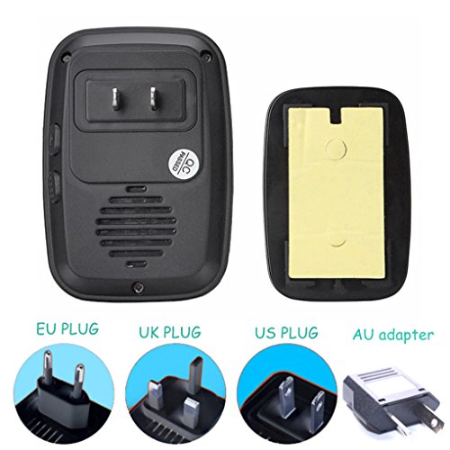 Chilie CACAZI A10-3 Wireless Doorbell Waterproof 300M Remote Door Bell Chime 110V 220V Battery 1 Transmitter 3 Receiver