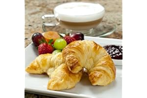 GOURMET FOOD WORLD 100% Butter French Croissants - 3.5 oz, Frozen, Unbaked - 20 croissants