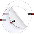 Enoin 2pcs 10 Inch Round Clear Acrylic Sheets Plexiglass Sheet 1/16 Inch Thick Disc Circle Plastic Sheet 0.060", Transparent Board Panel for Glass, DIY Project,Picture Frame,Paintings, Art Craft