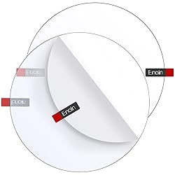 Enoin 2pcs 8 Inch Round Clear Plexiglass Sheet 1/12