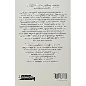 Administracion de la funcion informatica / Data Management (Spanish Edition)