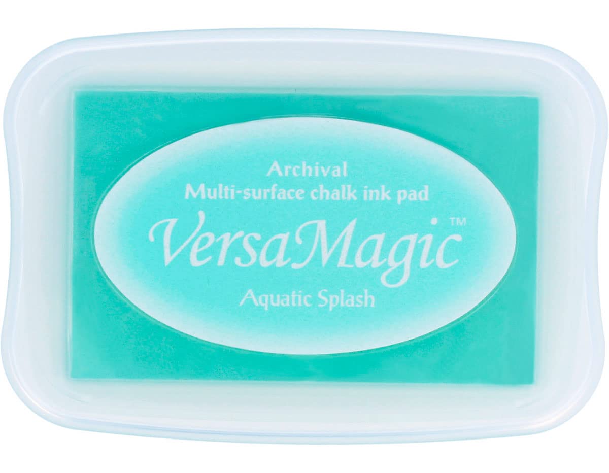 Tsukineko Versamagic Chalk-Finish Ink Pad - Aquatic Splash — image 1