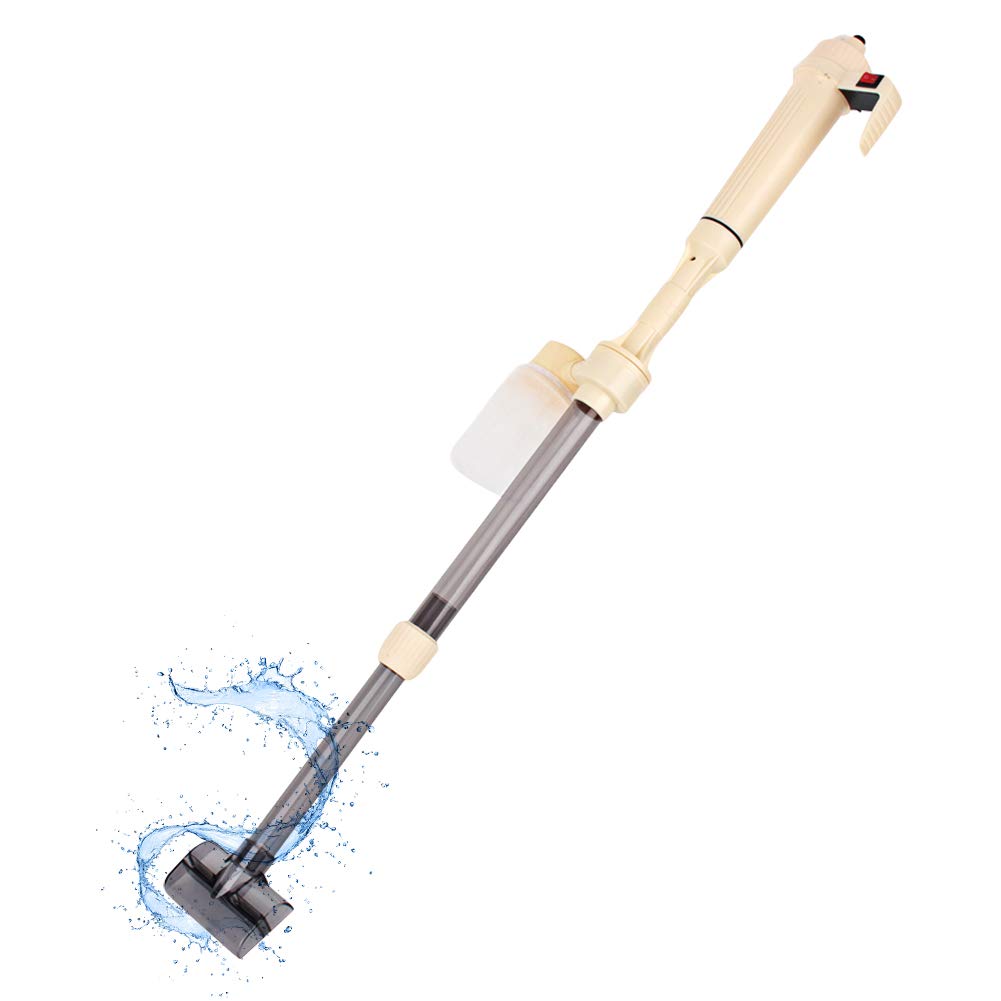 Cocoarm Fish Tank Cleaner, Auto Electric Aquarium Gravel Cleaner Aquarium Electric Water Changer Vacuum Water Filter Fish Tank Gravel Cleaner for Fish Tank Aquarium